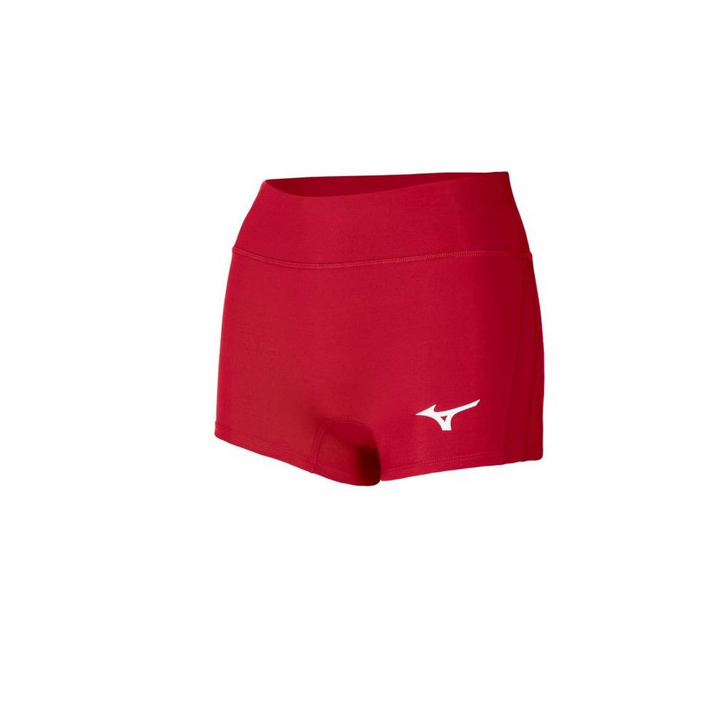 Womens Mizuno Apex 2.5" Inseam Volleyball Shorts Red Philippines (ONEKJF431)